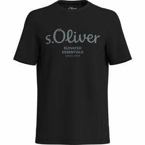 s.Oliver LOGO T-NOOS Férfi póló, fekete, méret