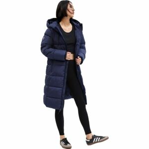 GAP MAXI LOGO Női steppelt kabát, sötétkék, méret