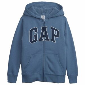 GAP INSULATED FULLZIP LOGO Fiú pulóver, kék, méret