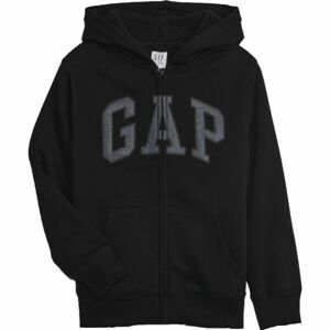 GAP INSULATED FULLZIP LOGO Fiú pulóver, fekete, méret