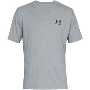 Under Armour SPORTSTYLE LEFT CHEST SS Férfi póló, szürke, méret