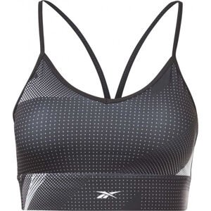 Reebok MEET YOU THERE AOP TRI-BACK BRA Sportmelltartó, fekete, méret