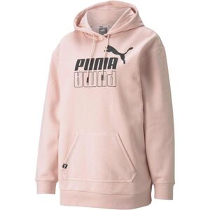 Puma PUMA POWER ELONGATED Női pulóver, rózsaszín, méret