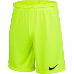Nike DRI-FIT PARK 3 Férfi rövidnadrág, fényvisszaverő neon, méret