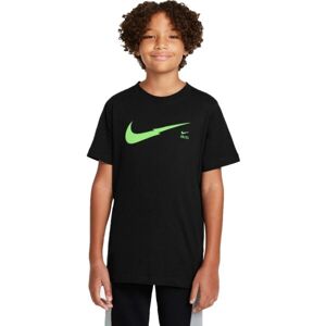 Nike NSW ZIGZAG SS TEE Fiú póló, fekete, méret