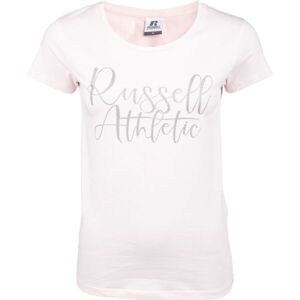 Russell Athletic CREWNECK WOMEN T-SHIRT Női póló, rózsaszín, méret
