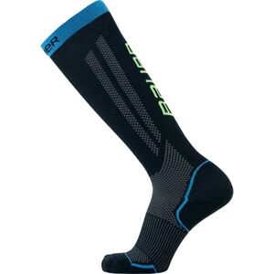 Bauer PERFORMANCE TALL SKATE SOCK Hosszú szárú kompressziós zokni, fekete, méret
