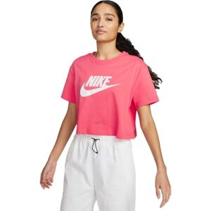 Nike NSW TEE ESSNTL CRP ICN FTR W Női póló, rózsaszín, méret