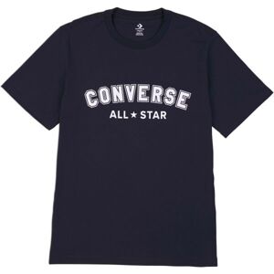 Converse CLASSIC FIT ALL STAR SINGLE SCREEN PRINT TEE Uniszex póló, fekete, méret