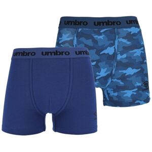 Umbro BOXER SHORT 2 PACK Férfi boxeralsó, kék, méret
