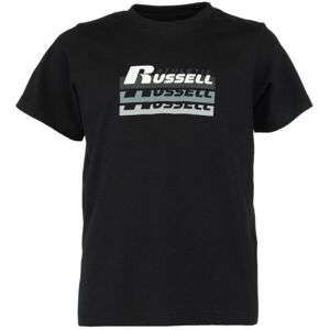 Russell Athletic TEE SHIRT BOY Gyerek póló, fekete, méret