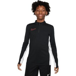 Nike DRI-FIT ACADEMY23 Fiú pulóver edzéshez, fekete, méret