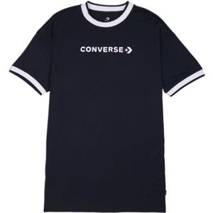 Converse WORDMARK TEE DRESS Női ruha, fekete, méret