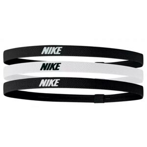 Nike ELASTIC HEADBANDS 2.0 3 PK Fejpánt, fekete, méret