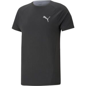 Puma EVOSTRIPE TEE Férfi póló sportoláshoz, fekete, méret