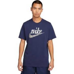 Nike SPORTSWEAR Férfi póló, sötétkék, méret