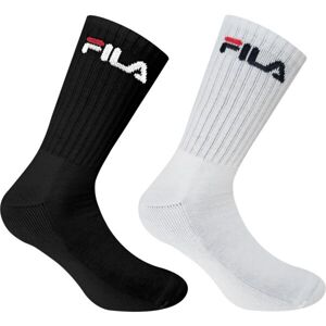 Fila NORMAL PLAIN HALF TERRY 2 PCS Sportzokni, fekete, méret