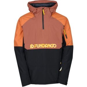 FUNDANGO BURNABY Férfi sí/snowboard dzseki, narancssárga, méret