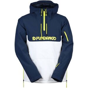 FUNDANGO BURNABY LOGO ANORAK Férfi sí/snowboard dzseki, fehér, méret