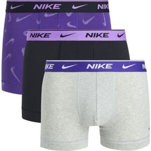 Nike EDAY COTTON STRETCH Férfi boxeralsó, lila, méret