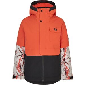 Ziener AWED Fiú sí/snowboard kabát, narancssárga, méret