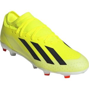 adidas X CRAZYFAST LEAGUE FG Férfi futballcipő, sárga, méret 44 2/3