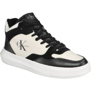 Calvin Klein CHUNKY MID CUPSOLE COUI LTH Férfi szabadidőcipő, fekete, méret