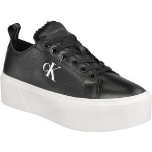 Calvin Klein CUPSOLE FLATFORM LOW W Női teniszcipő, fekete, méret