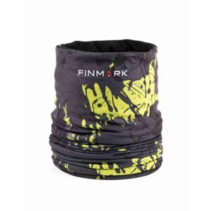 Finmark Multifunkční šátek s flísem Multifunkcionális csősál, sárga, méret
