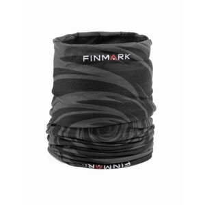 Finmark Multifunkční šátek s flísem Multifunkcionális csősál, fekete, méret