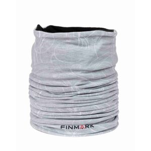 Finmark Multifunkční šátek s flísem Multifunkcionális csősál, szürke, méret