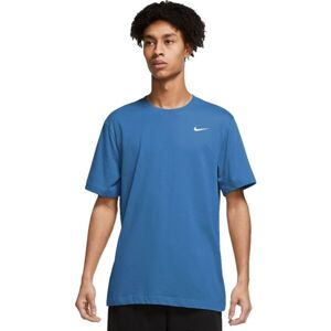 Nike DRY TEE DFC CREW SOLID M Férfi póló edzéshez, kék, méret