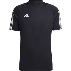 adidas TIRO23 COMPETITION JERSEY Férfi póló sportoláshoz, fekete, méret
