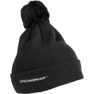 GREGNORMAN BOBBLEHATBLACK Téli golfsapka, fekete, méret