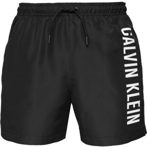 Calvin Klein MEDIUM DRAWSTRING Férfi úszónadrág, fekete, méret