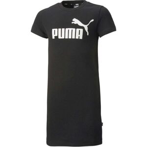 Puma ESSENTIALS + LOGO DRESS TR G Lány ruha, fekete, méret
