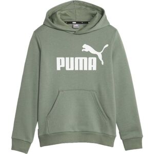 Puma ESSENTIALS BIG LOGO HOODIE Fiú pulóver, khaki, méret