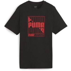 Puma GRAPHIC PUMA BOX TEE Férfi póló, fekete, méret