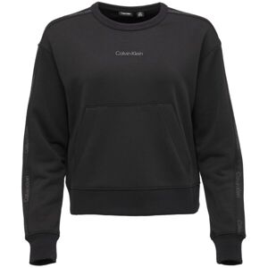 Calvin Klein PW - PULLOVER CROPPED Női pulóver, fekete, méret