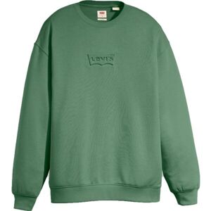 Levi's® RELAXD GRAPHIC CREW Férfi pulóver, zöld, méret