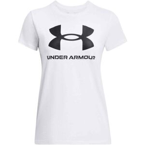 Under Armour LIVE SPORTSTYLE GRAPHIC SS Női póló, fehér, méret