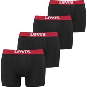 Levi's® SOLID BASIC BRIEF 4P Férfi boxeralsó, fekete, méret