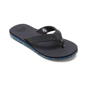 Quiksilver CARVER SUEDE RECYCLED Férfi flip-flop, fekete, méret 43