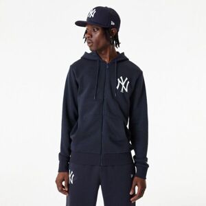 New Era MLB ESSENTIALS FZ HOODY NEYYAN Férfi pulóver, sötétkék, méret