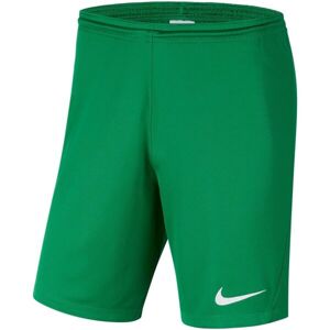 Nike DRI-FIT PARK 3 JR TQO Fiú rövidnadrág focira, zöld, méret