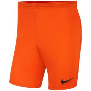 Nike DRI-FIT PARK III Férfi futball rövidnadrág, narancssárga, méret