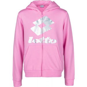 Lotto SMART G SWEAT HD FL Lány pulóver, rózsaszín, méret