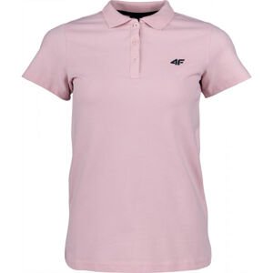 4F WOMEN´S T-SHIRT Női ingpóló, rózsaszín, méret