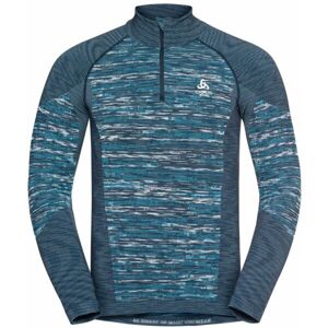 Odlo BL TOP HALF ZIP BLACKCOMB ECO Férfi funkcionális felső, kék, méret