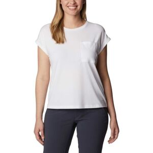 Columbia BOUNDLESS TREK SHORT SLEEVE TEE Női póló, fehér, méret